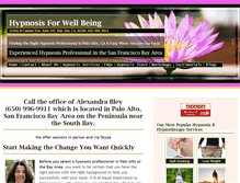Tablet Screenshot of hypnosisforwellbeing.com